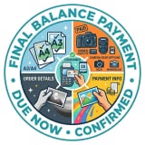 icon to represent paying final balance